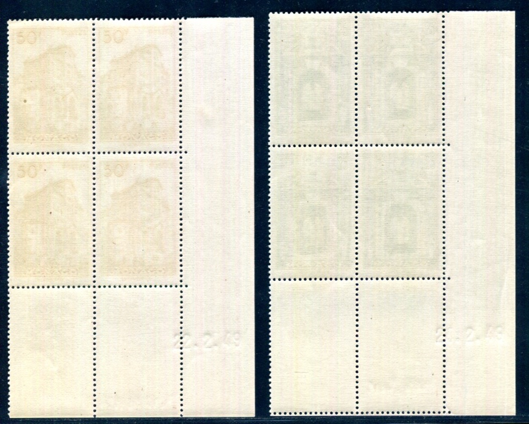 monaka様確認用 MONACO 1949 391-393 ** MNH printing date multiple (K9942 | eBay